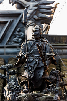 soldier statue gucheng park shanghai china