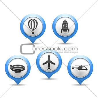 Air Transport Icons