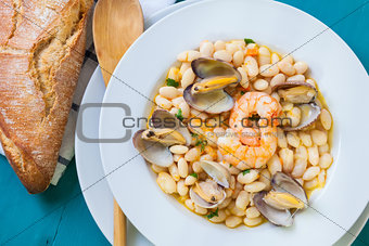 Beans and clams