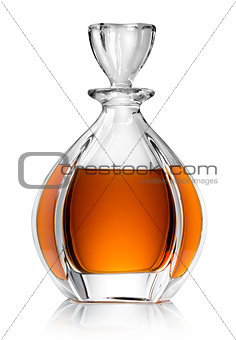 Carafe with whiskey