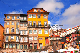 Old houses in Porto, Portugal