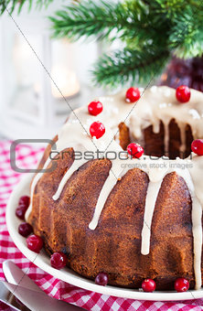 Holiday bundt cake