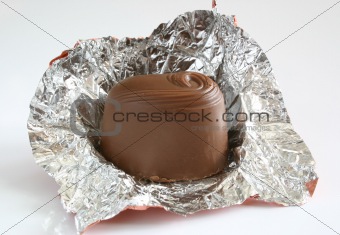 chocolate in foil