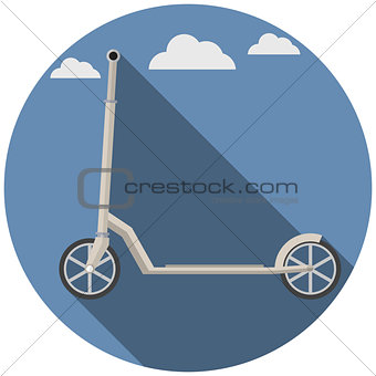 Flat vector icon for Kick Scooter