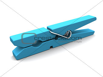 blue clothespin