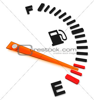 the fuel gauge
