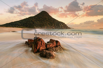 Port Stephens Zenith Beach sunrise tourism