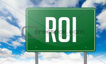 ROI on Highway Signpost.