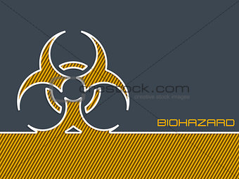 Bio hazard warning background