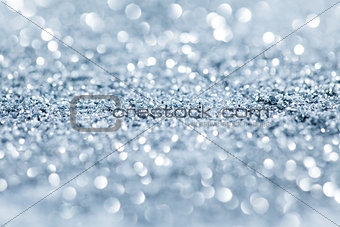 Bokeh Blue lights abstract background