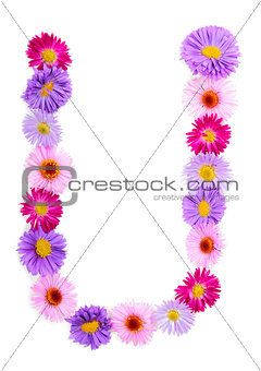 Flower alphabet