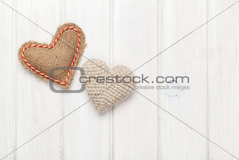 Valentines day toy hearts