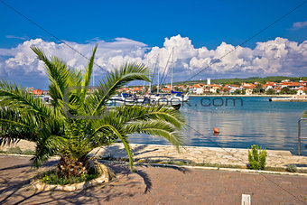 Bibinje village in Dalmatia waterfront view