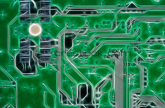 printed circuit - motherboard