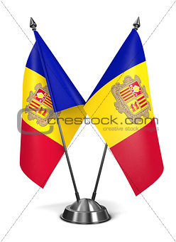 Andorra- Miniature Flags.
