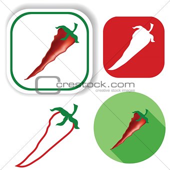 red pepper icons