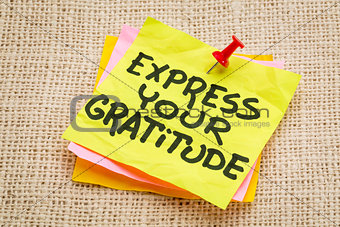 express your gratitude