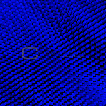 Abstract blue textured background with 3D effect.
