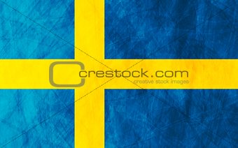 Swedish grunge flag