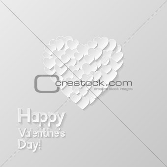 Valentines day greeting card