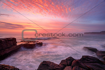North Avoca sunrise seascape