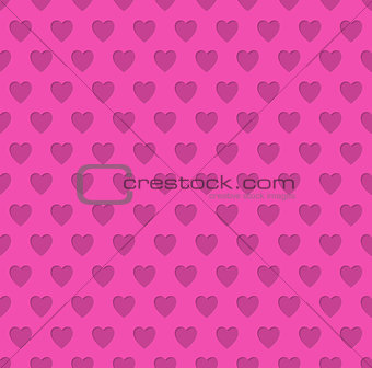 Tileable valentine's day heart patterned background 