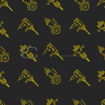Vector background for construction tools
