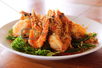 Fried Shrimp with tamarind sauce 2