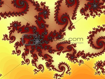 Decorative fractal background