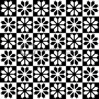 Black - white seamless pattern