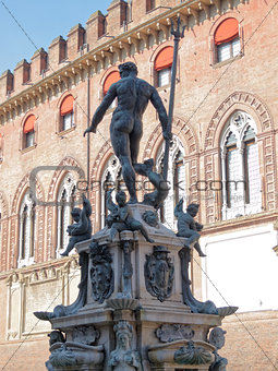 Fountain of Neptune  Bologna Italy