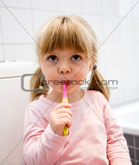 Baby Brushing teeth