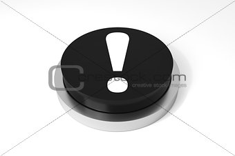 black round button exclamation mark