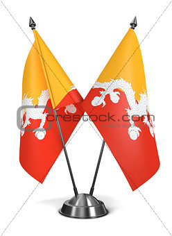 Bhutan - Miniature Flags.