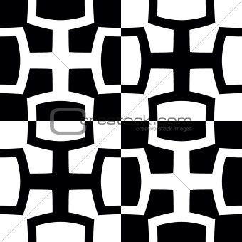 Black - white abstraction pattern