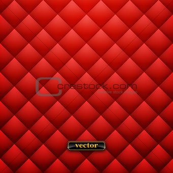 Leather upholstery. Vector illustration. 