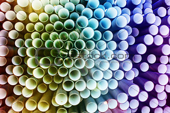 colorful PVC pipes