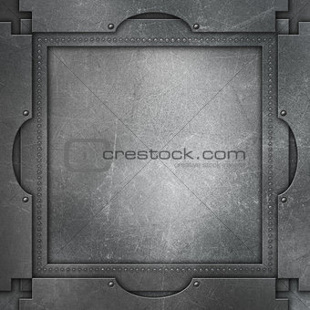 Abstract scratched metal background