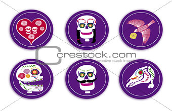 badges of skulls