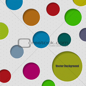 Circle background design with