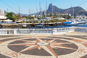 Corcovado Christ the Redeemer Guanabara bay, Rio de Janeiro, Bra