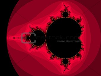 Decorative fractal Mandelbrot