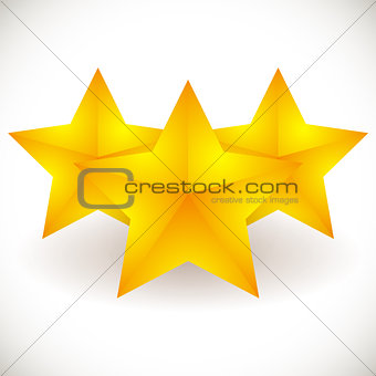 Glossy star composition