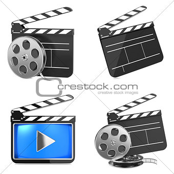 Cinema and Video Media Industry Concept.