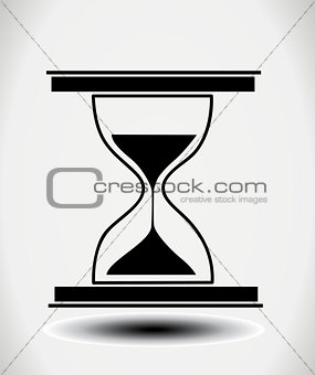 Hourglass vector icon 