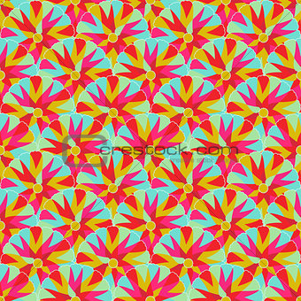 Seamless Pattern with Symmetry Decoration