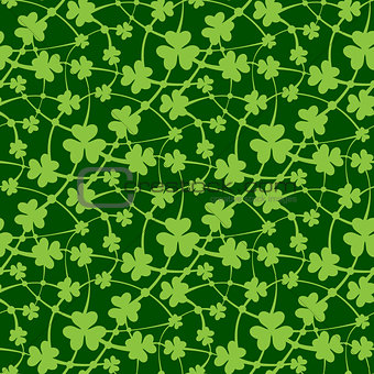 St. Patrick day seamless pattern