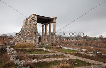 Ancient ruin in Hierapolis, Turkey