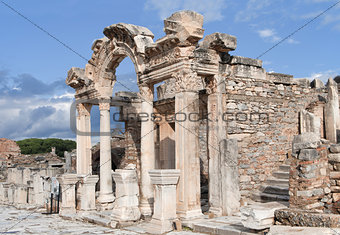 The temple of Hadrian, Ephesos, Turkey