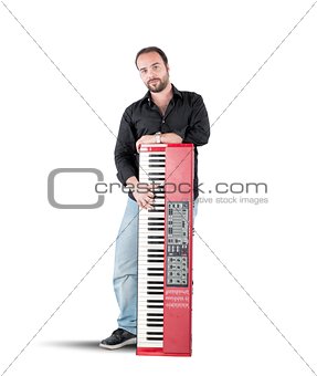 Musician and piano